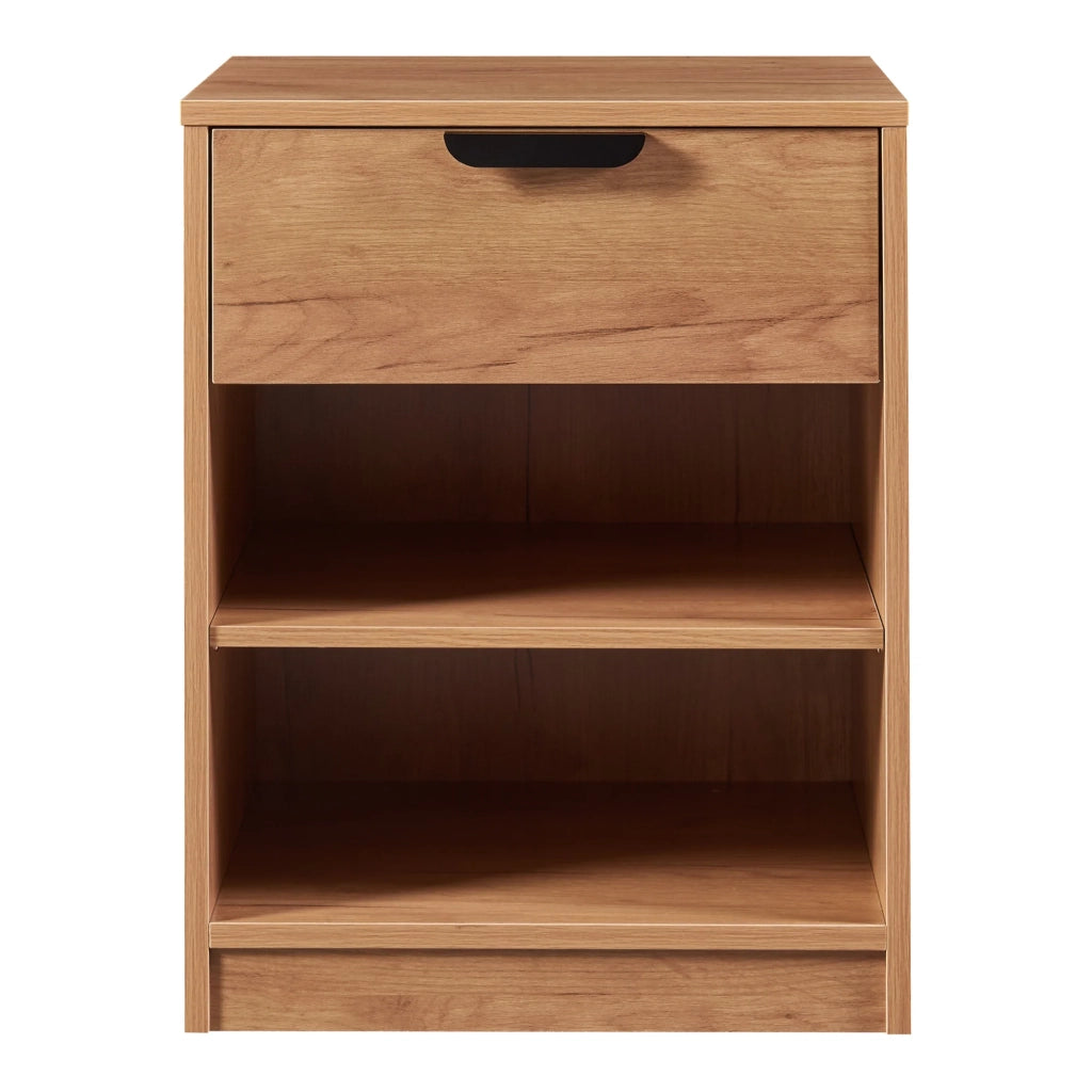 Comodino comodino cassettiera mobile contenitore 55 x 43 x 40 cm effetto rovere 03_0011031