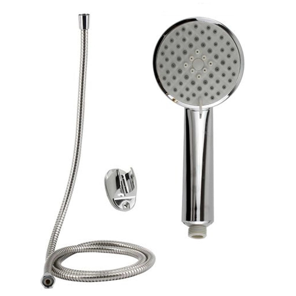 Trade Shop - Kit Doccetta Doccino Soffione Doccia Bagno Con Laccio 1,8 Metri Staffa 69067 -