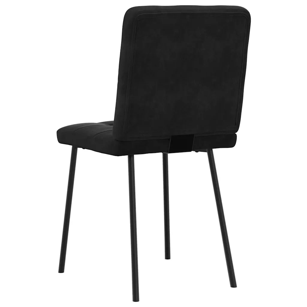 Sedie da Pranzo 2 pz Nere in Velluto 4101063