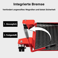 Carrello sposta moto Ausilio di manovra per moto scooter Pedana 60x42x7,5cm Max 250kg