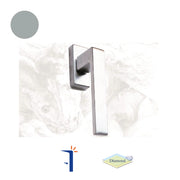MA2720ARG9006 ID617 MANIGLIA D.K. QUADRA 8 SCATTI COLORE ARGENTO RAL 9006. DIAMOND