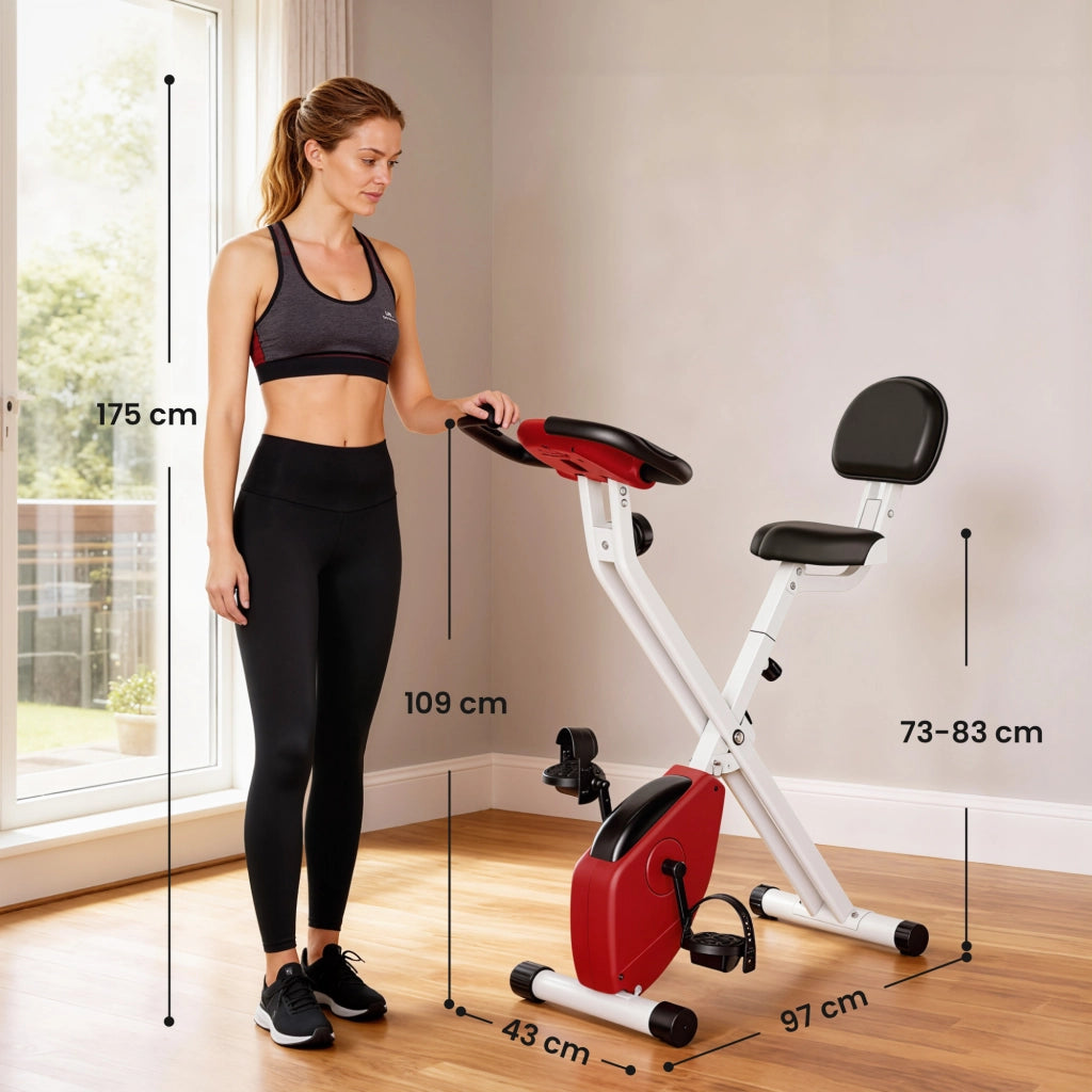 Ciclismo indoor ¨C Minimal ¨C Rosso e bianco
