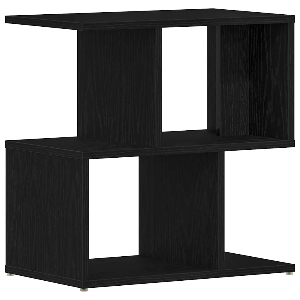 Armadio da Notte Rovere Nero 50 x 30 x 51,5 cm 862619