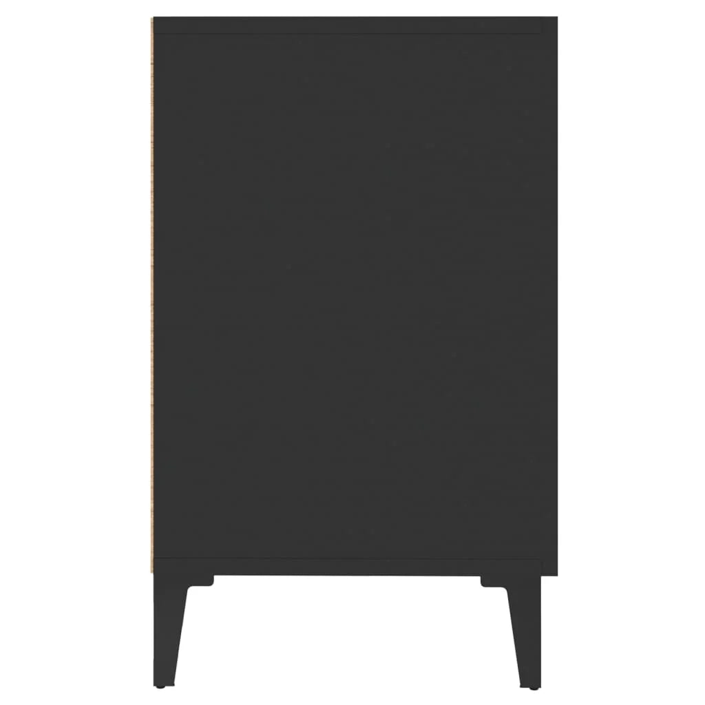 Buffet credenza cassettiera armadio mobile contenitore organizer per cucina soggiorno salotto 100 x 36 x 60 cm legno ingegnerizzato nero 02_0035799