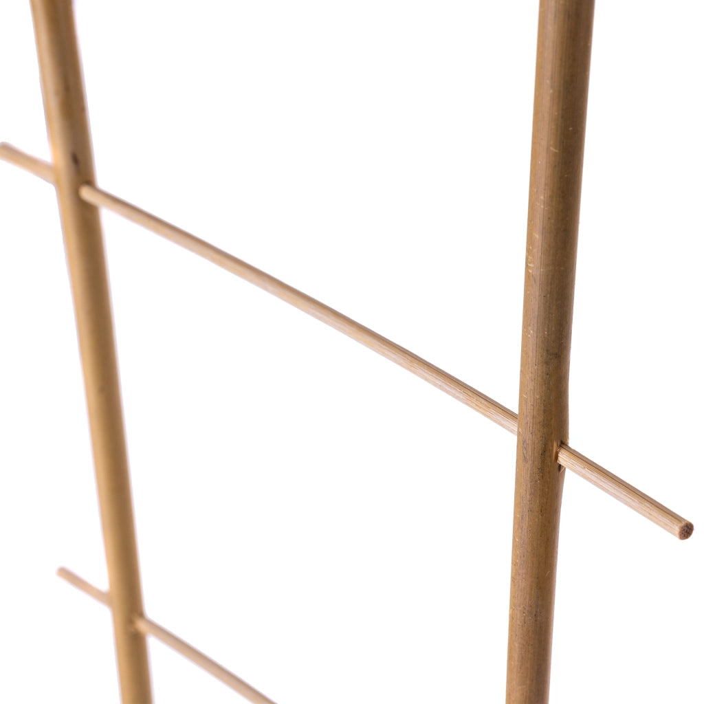 Scala di supporto per piante in bambù KADAX, 45 cm, per fiori, con doppio supporto