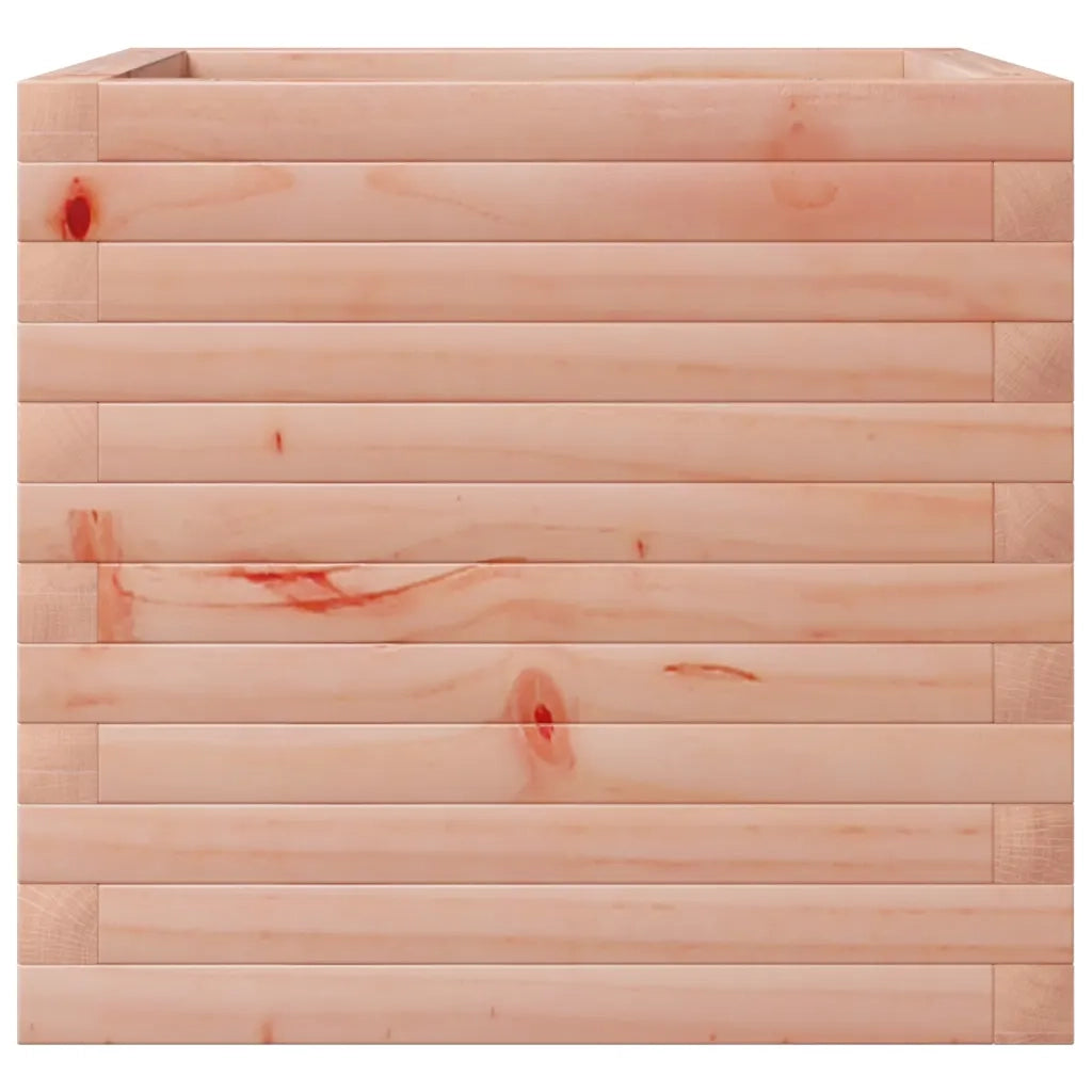 Fioriera | Cassetta per fiori | Vaso da Giardino 50x50x45,5 cm in Legno Massello di Douglas