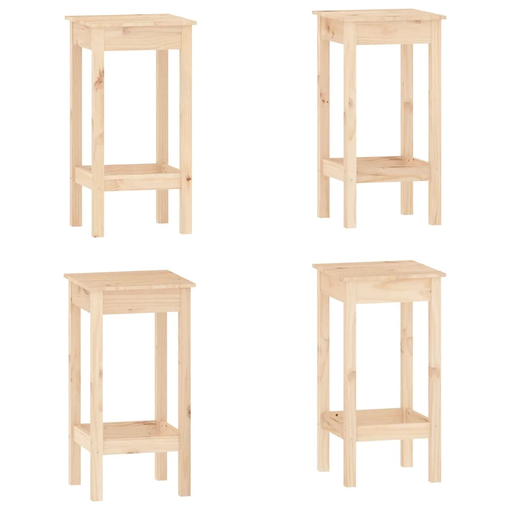 Set da Bar 5 pz in Legno Massello di Pino 3124737