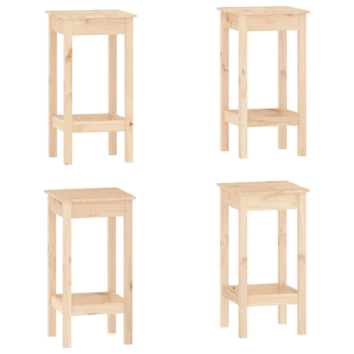 Set da Bar 5 pz in Legno Massello di Pino 3124737