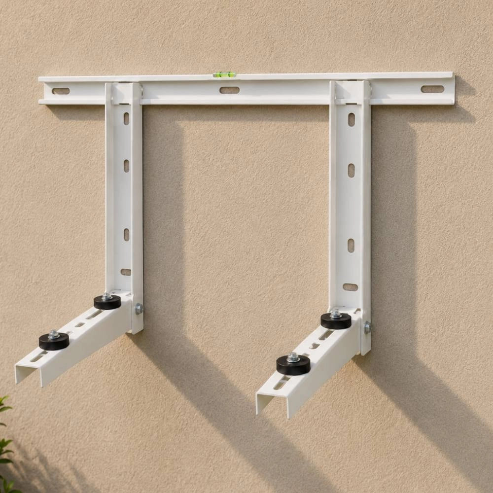 Staffa climatizzatore a parete in acciaio verniciato resistente *** dimensioni 600x600x1000 millimetri, confezione 1