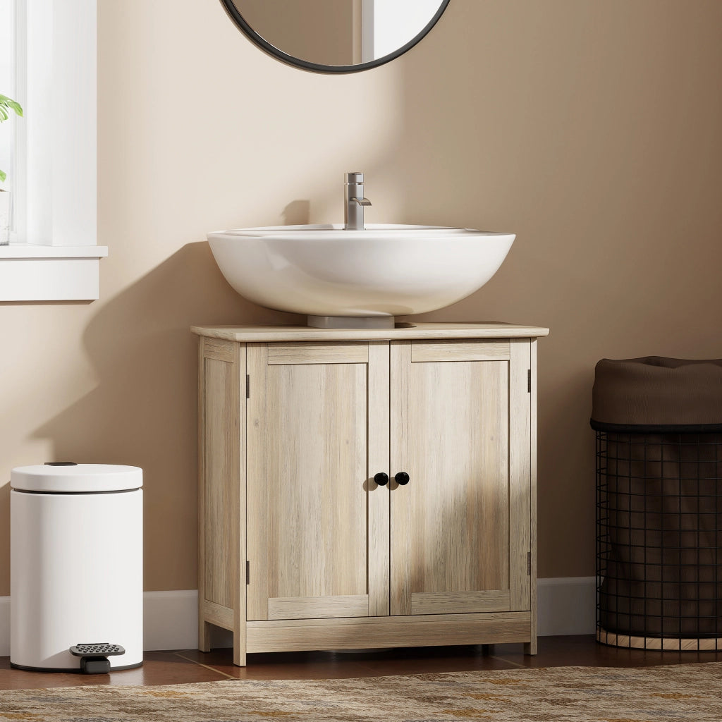 Mobiletto Sottolavabo Bagno ¨C zephmum ¨C Grigio 60x30x60 cm