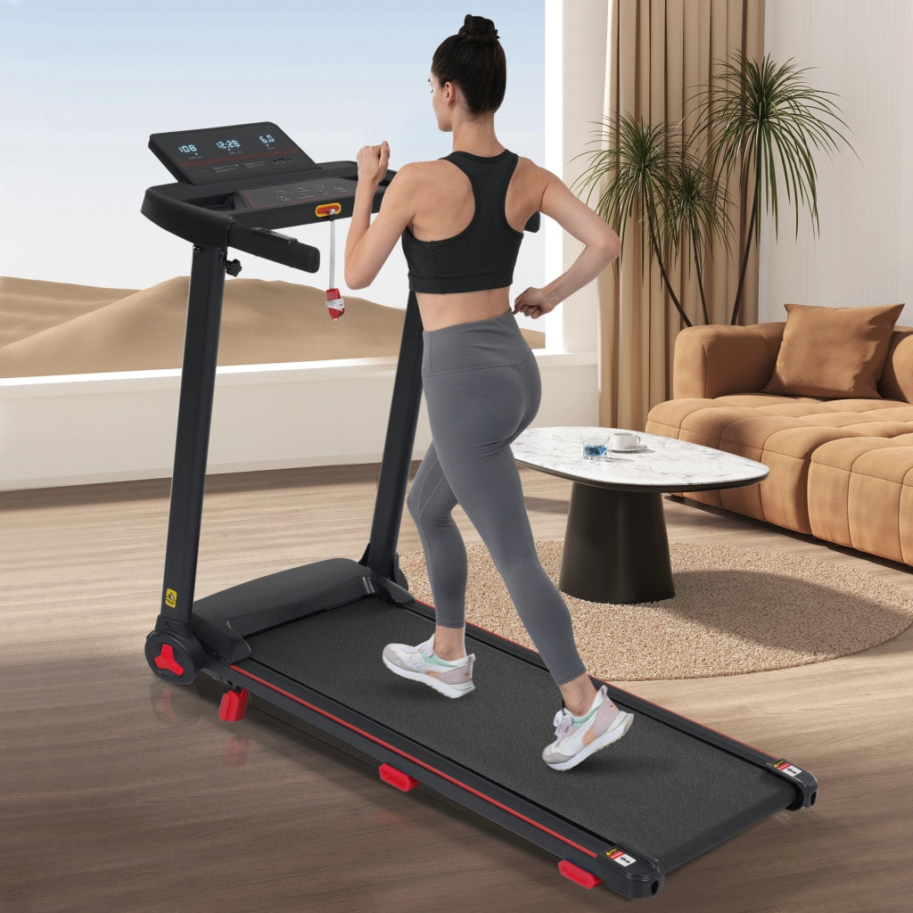 Tapis Roulant Pieghevole 3,0 HP fino a 14 km/h con Inclinazione 8%, Bluetooth e Portata 120 kg