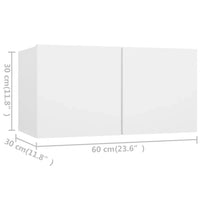 Set Mobile TV 4 pz Bianco in Truciolato cod mxl 14691