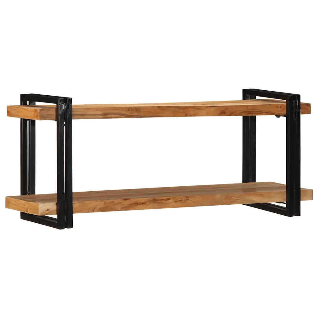 Mensola da Parete 110x33x45 cm Legno Massello di Acacia 4017490