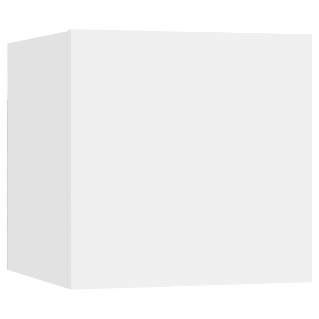 Set di mobili da 8 pezzi tra cui armadio credenza mobile TV televisore per soggiorno camera da letto salotto legno ingegnerizzato bianco 02_0025235