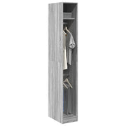 vidaXL Armadio Grigio Sonoma 30x50x200 cm in Legno Multistrato