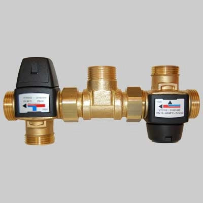 KIT SOLARE TERMICO  Filetti 1 Maschio     ESBE