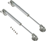 Gasveren 150 N per cassetti della cucina - Dampi e cardini - Argento - 2 pezzi