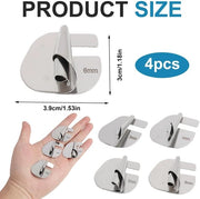 Set 4 in 1 con pedale a rullo per macchina da cucire - Accessori per macchina da cucire - Pedale a rullo avvolgibile - In acciaio inossidabile - Per progetti di cucito domestici - Adatto per diametri di filo 3-6 mm - Accessori per macchina da cucire