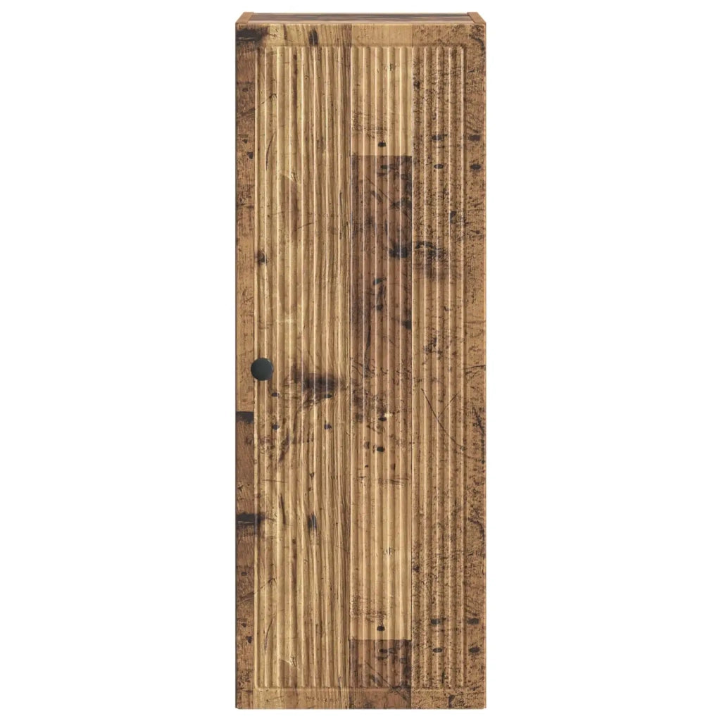 Mobiletto a muro Legno antico 33 x 34,5 x 90 cm
