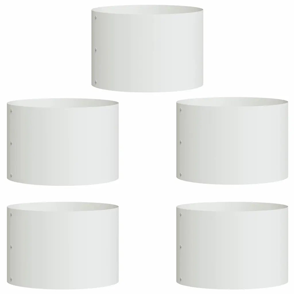 Anello per vaso 5 pcs Bianco 30 x 30 x 20 cm 873595