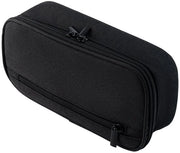 Etui per ragazzi, etui nero, grande etui, etui con grande capacità, etui con etichetta personalizzabile, etui con chiusura a raccordo per scuola