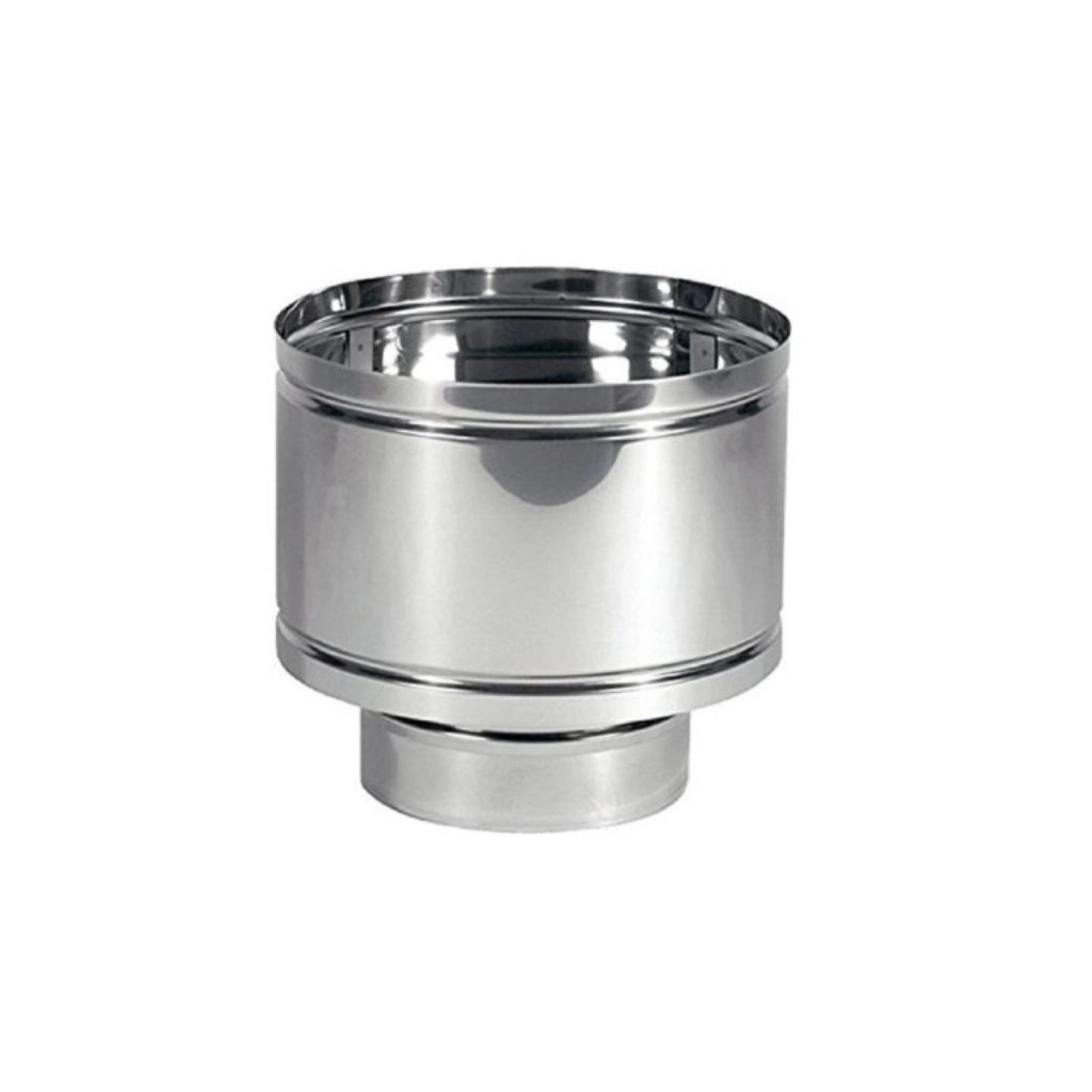Antivento a botte acciaio inox aisi 304 5/10 comignolo fumaiolo attacco tondo 140/MASCHIO