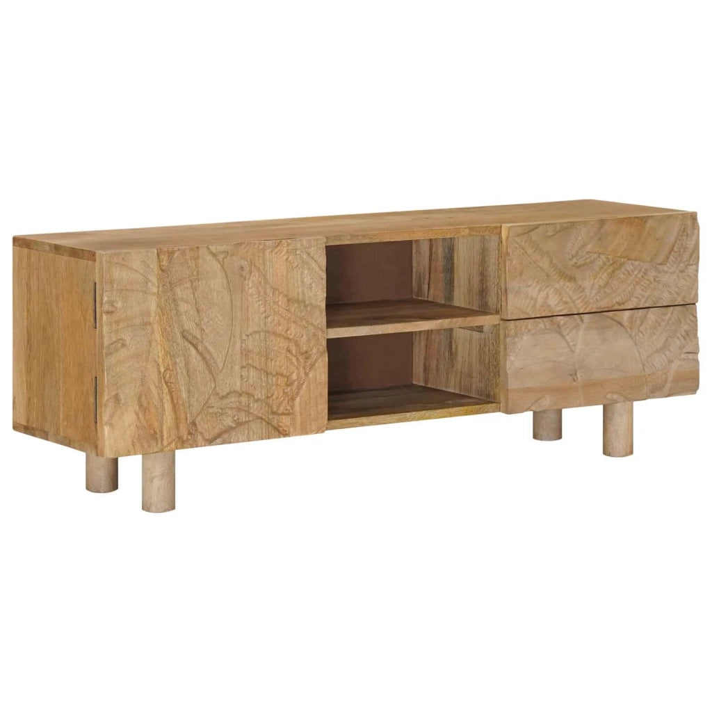 Mobile TV con cassetto con lo scaffale 110 x 30 x 40 cm 42020123