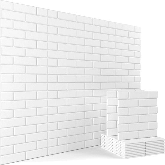 Pannelli Acustici a Forma di Mattonella - 12 pezzi - Alta Densità - Decorazione delle Pareti Acustica - Trattamento Acustico - Pannelli di Parete 3D - Pannello da Appendere - 30x30x0.9cm pannelli acustici