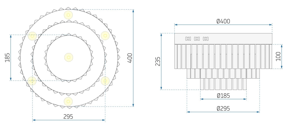 Lampada Da Soffitto APP780-7C