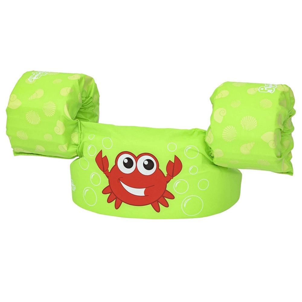 Trade Shop - Gilet Salvagente Per Bambini Design Granchio Giubbotto Galleggiante Con Braccioli 90137 -