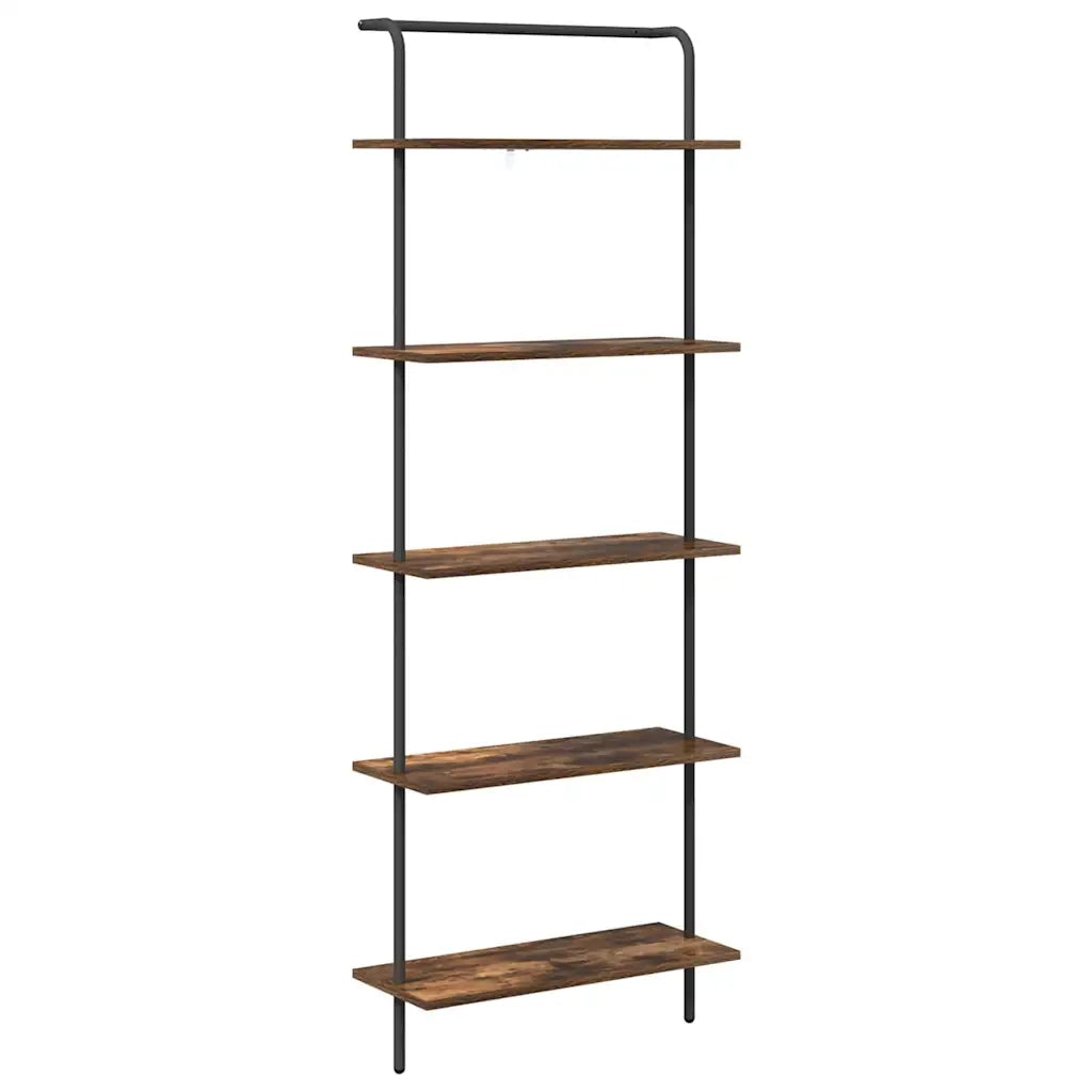 Libreria Rovere fumé 60 x 24 x 168 cm Legno multistrato 879967