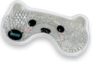 Geloogmasker rinfrescante - schiena imbottita in piuma - utilizzabile caldo e freddo - terapia fredda - occhi gonfi e stanchi - occhiaie - emicrania (pacco di ghiaccio)