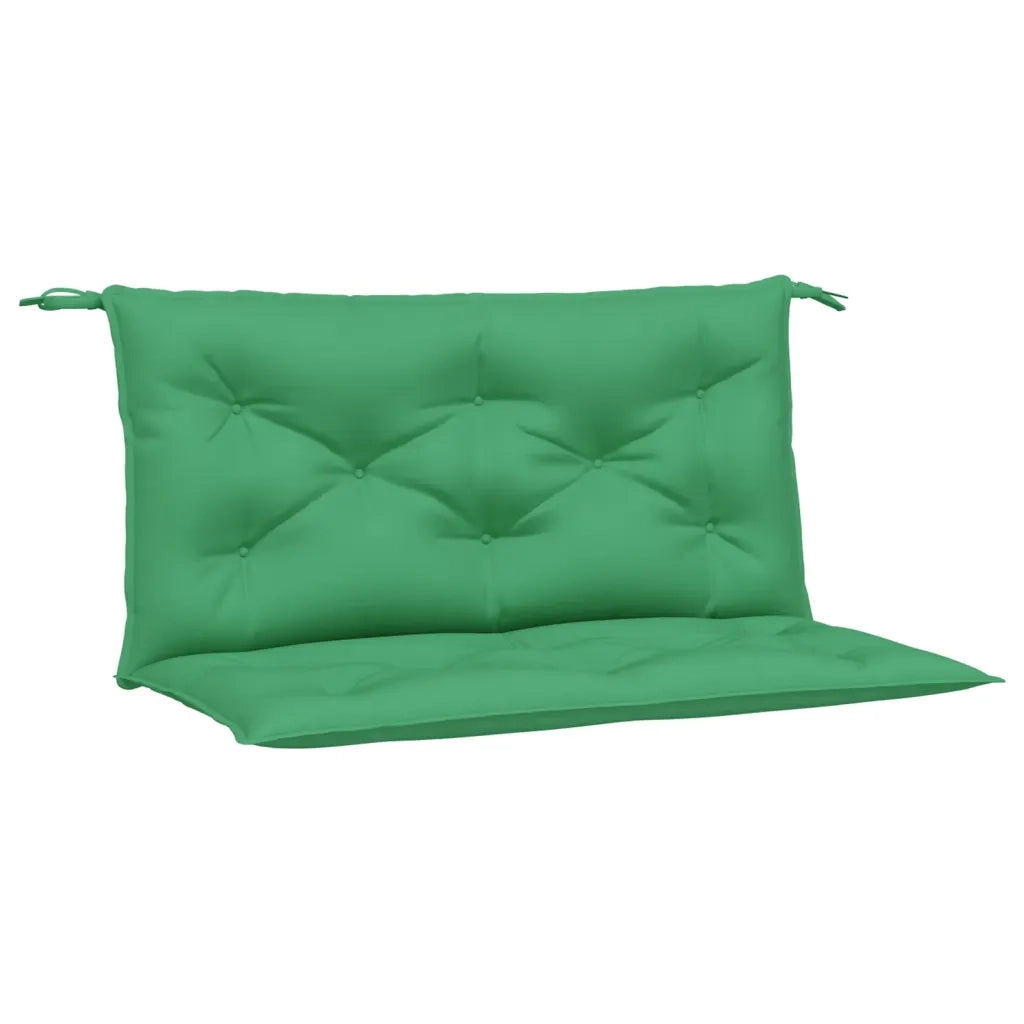 Cuscini Panca da Giardino 2 pz-Set di 2 Cuscini per panchina da esterno Verdi 100x50x7cm Tessuto Oxford
