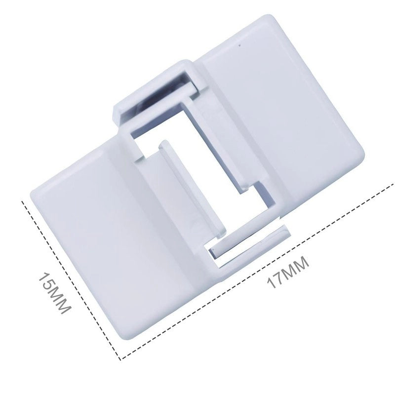 2 PZ Angolo Interno Connettore Angolare Per Canaline Passacavi 15X17mm Made In Italy