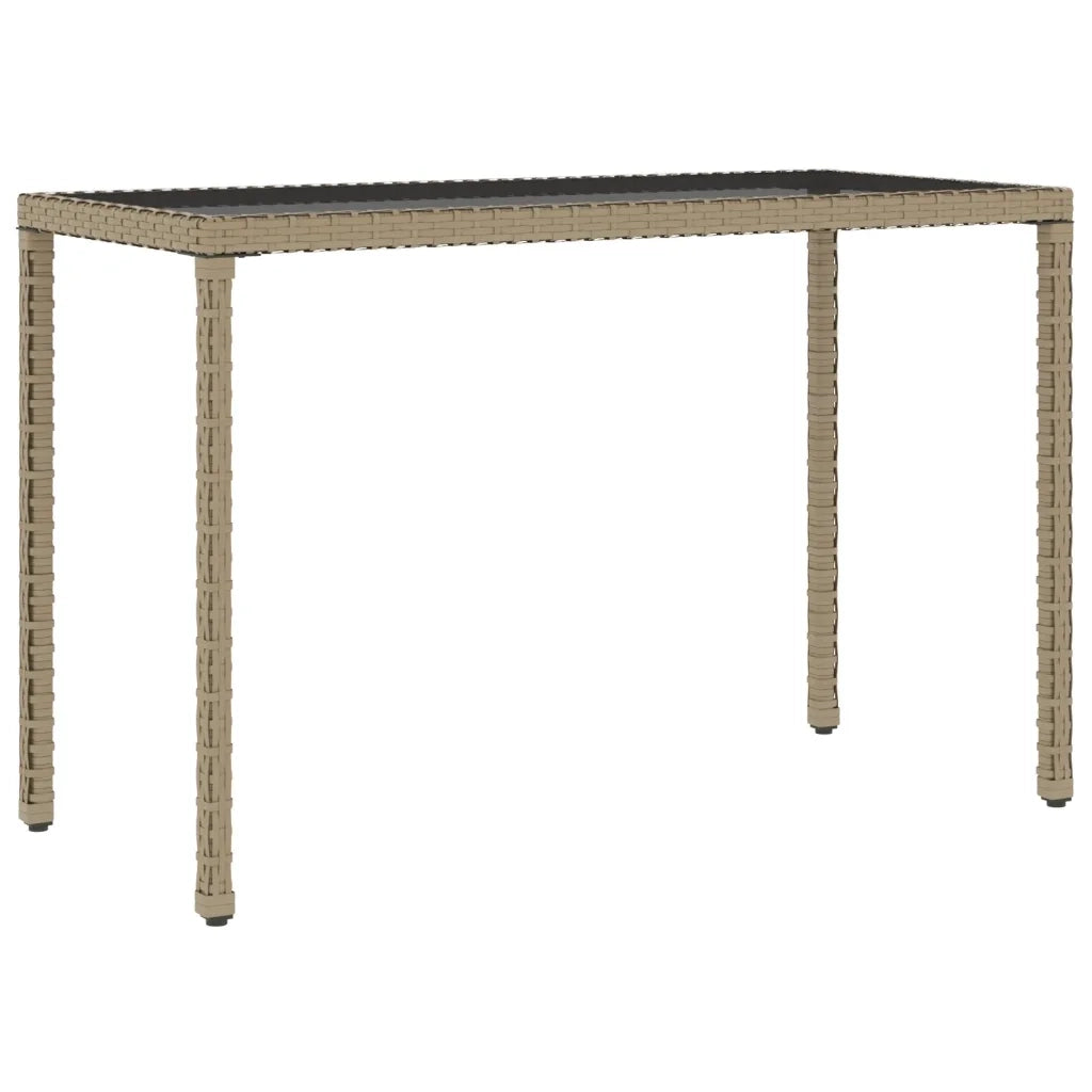 Set da Pranzo da Giardino 6 pz con Cuscini Beige in Polyrattan 363399