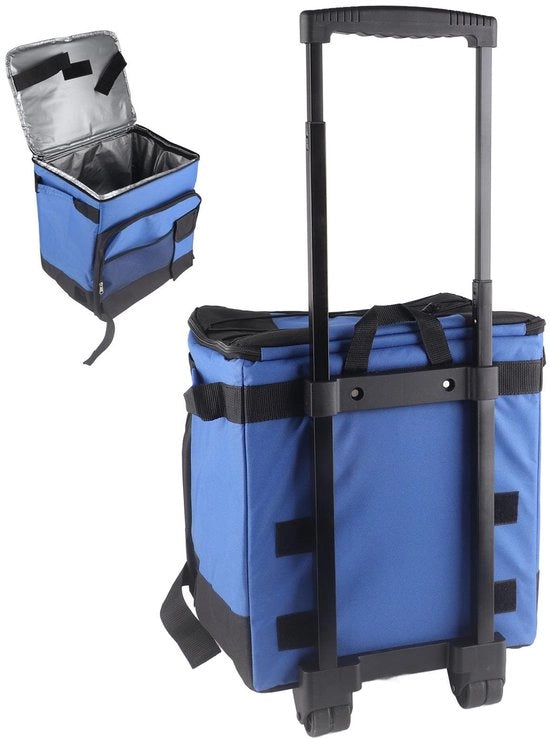 Portatile 35L con Grande Capacità - Zaino a Isolamento - Impermeabile - Ripiegabile - Antilegante - Tela di Oxford Leggera - Scatola di Raffreddamento