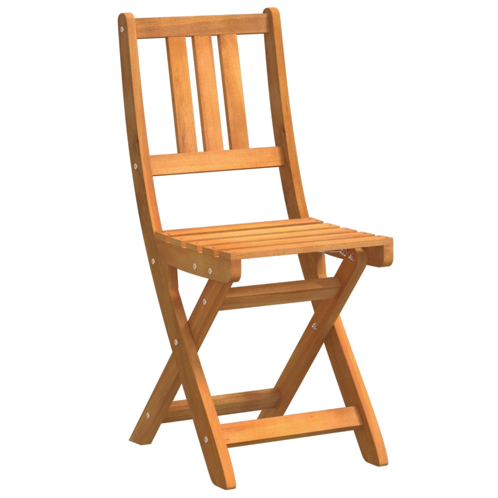 Sedie da Giardino Pieghevoli 6 pz 36x46x86 cm Legno Massello di Acacia