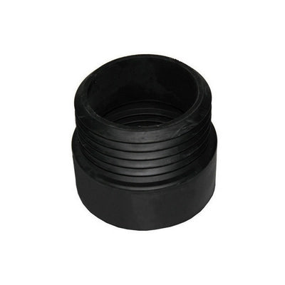 PROLUNGA WC DIRITTA IN GOMMA NERA- D. Est. 100 mm - Int. 95 mm- G.M.P- pezzi 1