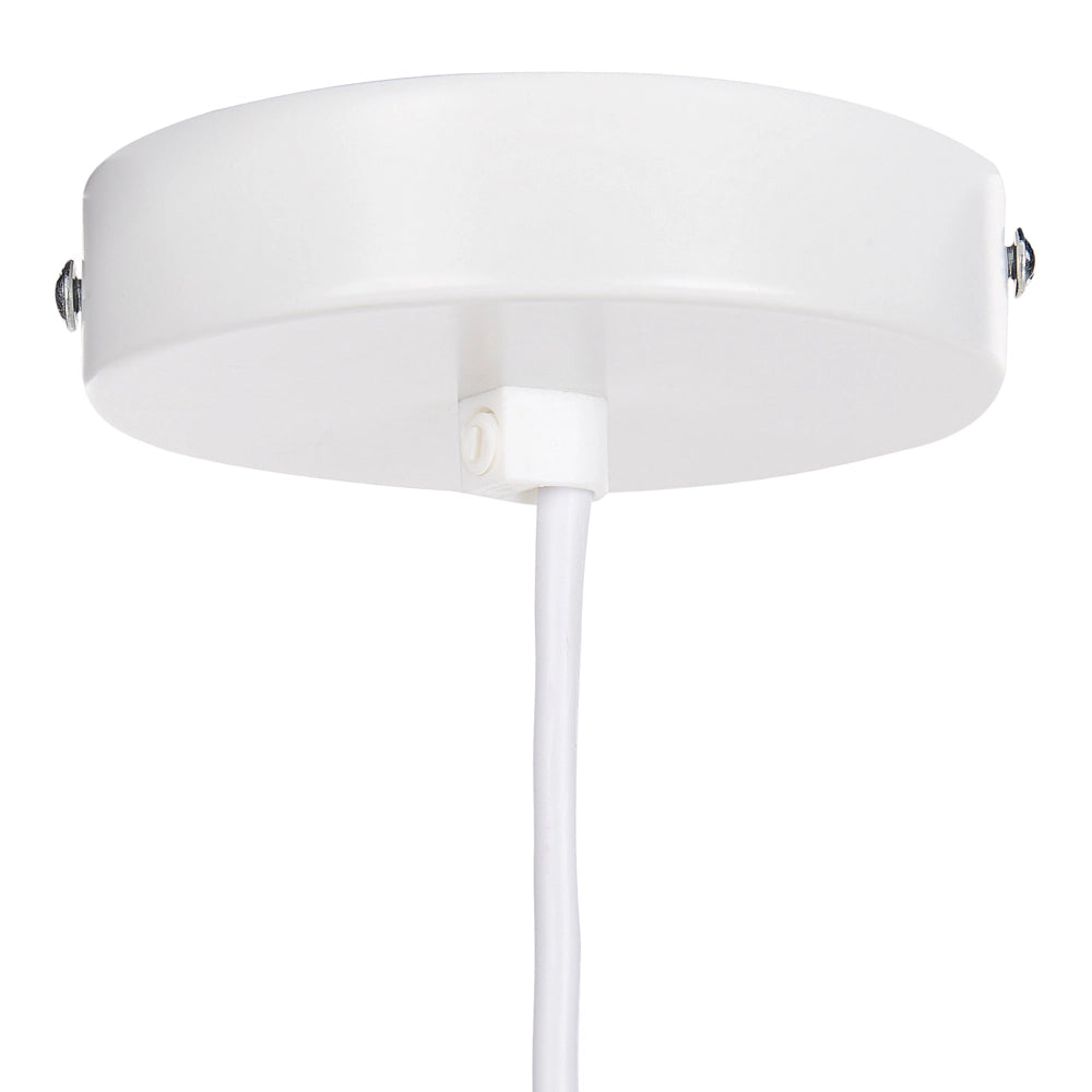 Lampada a sospensione Tessuto di carta blu 182 cm con frange e illuminazione a sospensione Retro Vintage