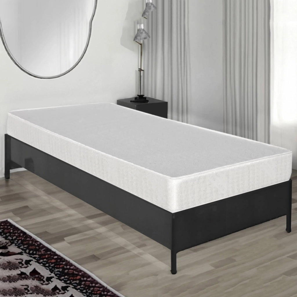 Materasso singolo Tedalda, Materasso in Poliuretano espanso, Materasso arrotolato sottovuoto, Made in Italy, Cm 80x190h14