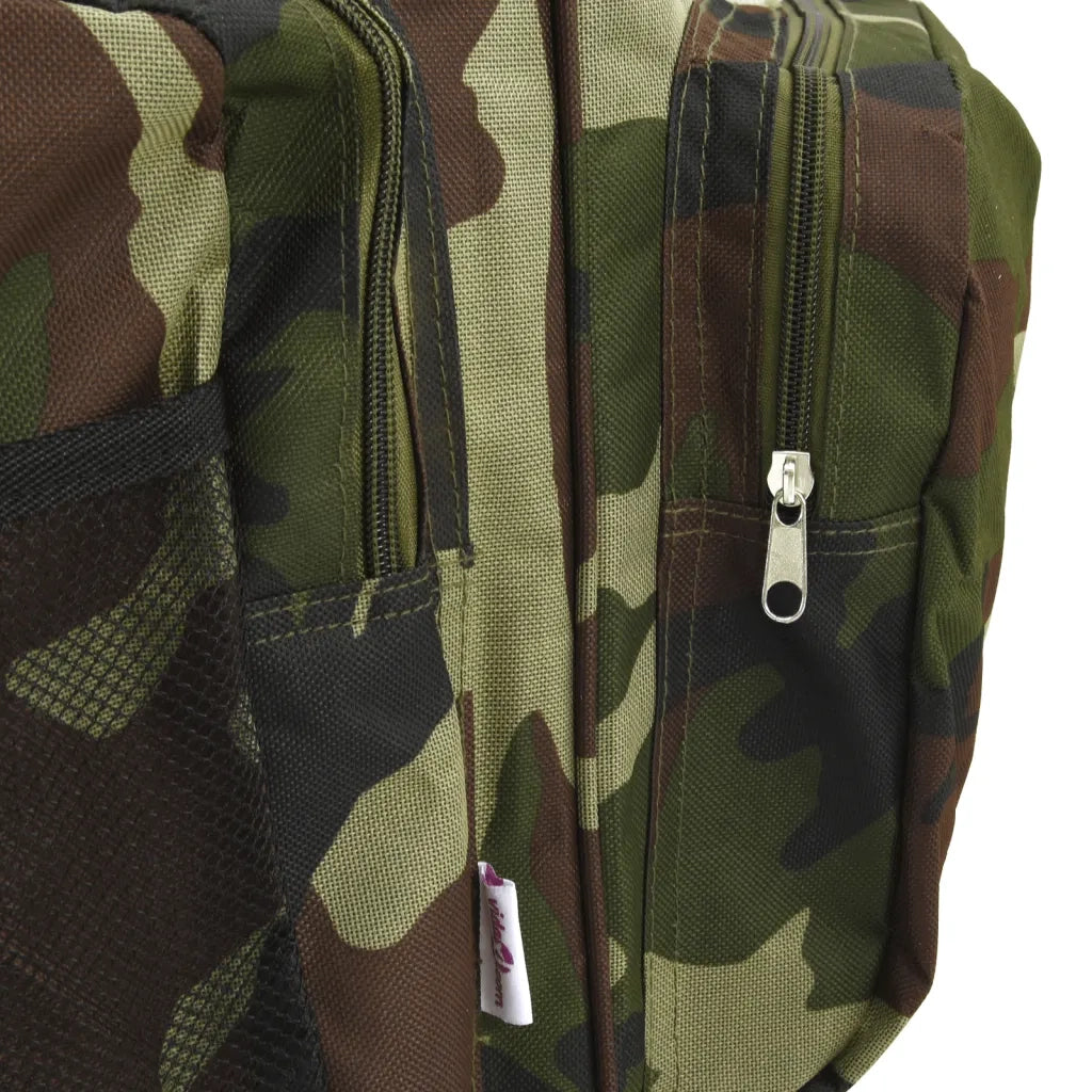 Borsa da Pesca Impermeabile Verde Mimetico in Tessuto Oxford CFW1632749