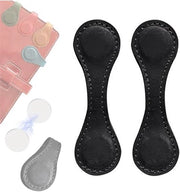 Due pezzi di leggibili magnetici in pelle, clips personalizzabili per bambini amanti dei libri, per organizzare e tenere insieme i libri - nero - 10*3CM