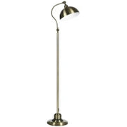 Lampada da Terra Salotto Vintage con Paralume Regolabile, Interruttore a Pedale, 42 x 25,5 x 152 cm, Bronzo