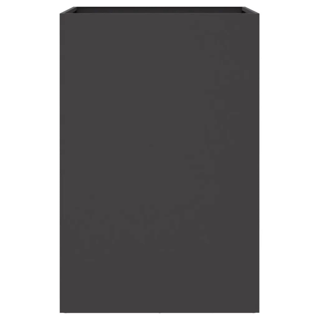 Fioriera Nera 52x48x75 cm in Acciaio