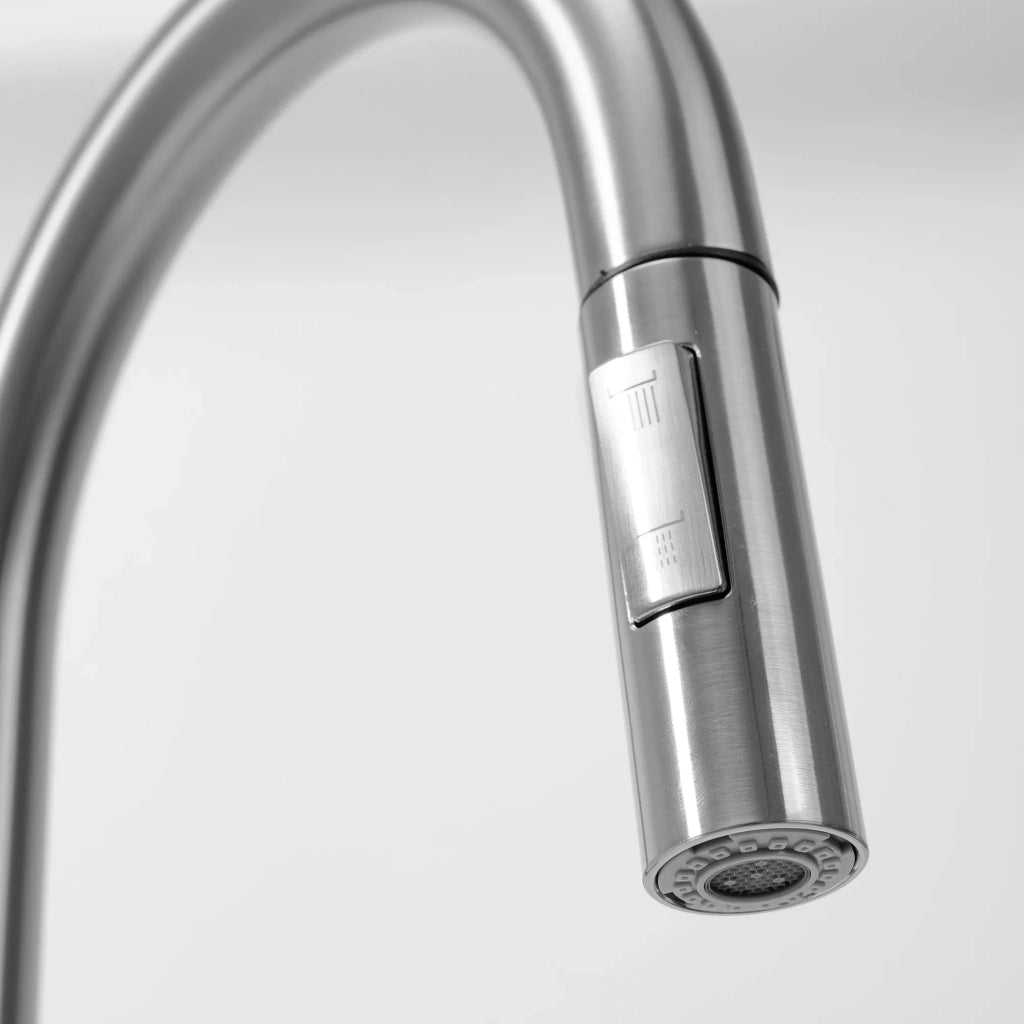 Punta Con Aeratore Per Rubinetto Da Cucina Rea Fresh Brush Steel