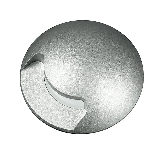 SEGNAPASSI A INCASSO CALPESTABILE LED STEP SILVER DC24V 2W 170LM 3000K IP67 4,5X5,7CM