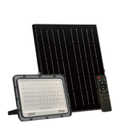 Faro LED da esterno con pannello Solare IP66 con Telecomando Luce Regolabile fredda calda naturale 3000K/4000K/6500K Sensore Crepuscolare 60W 120W 180W 240W 300W Watt: 180W