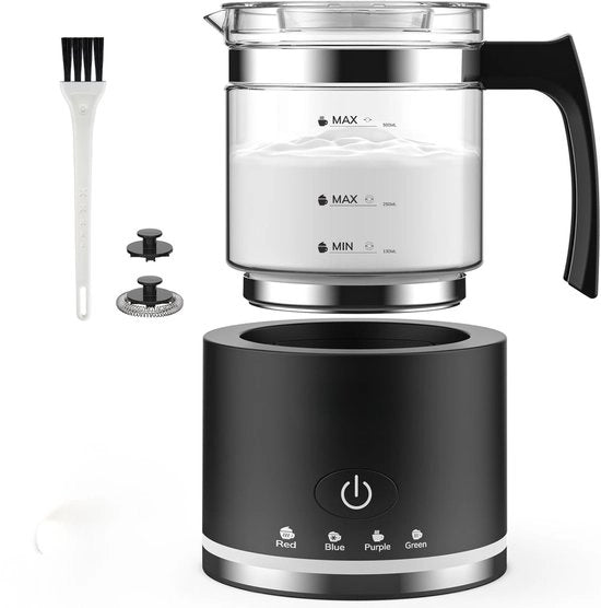 Melcostruttore elettrico inductivo 4-in-1 500 ml resistente al lavastoviglie - funzione cacao - calda cioccolata al latte - schiuma di latte - latte caldo