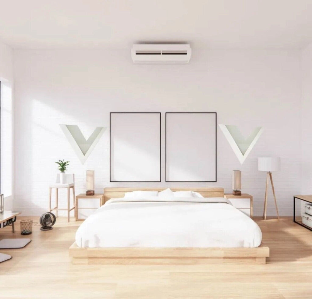 APPLIQUE LAMPADA LED ILLUMINAZIONE MODERNA PER PARETE DA MURO FORMA DI V CAMBIA 3 TONALITA' LUCE BIANCA
