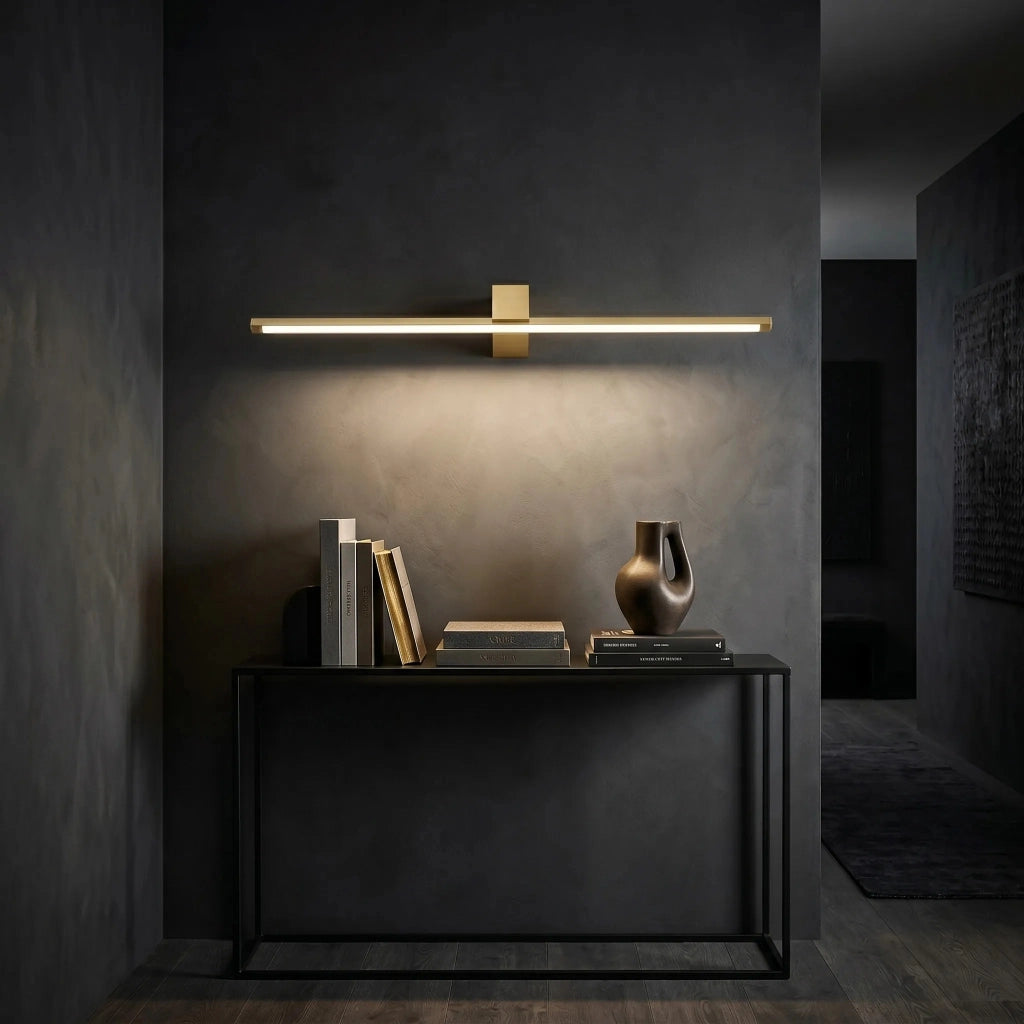 Applique Da Bagno Led Swe048-1w 80cm Gold Brush